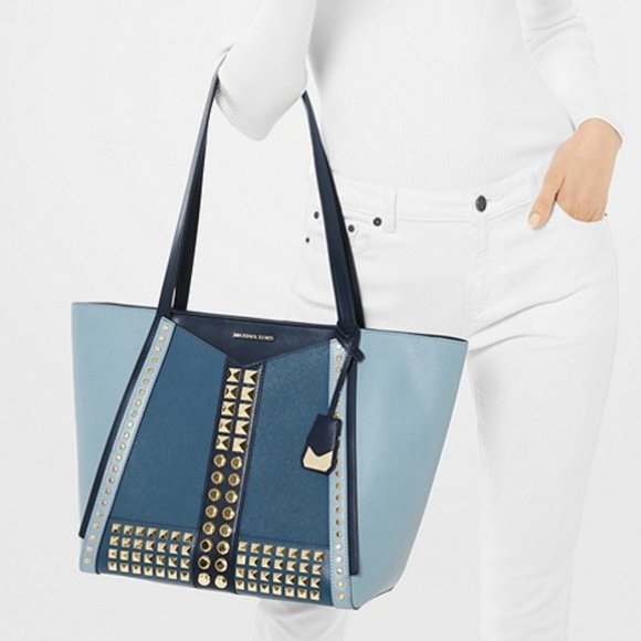 Michael Kors Handbags - NEW Michael Kors Studs Large leather Tote bag